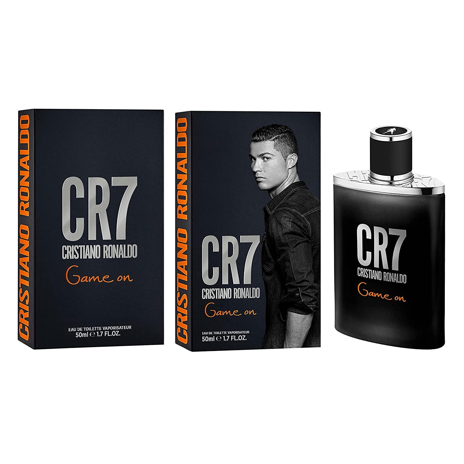 CR7 Cristiano Ronaldo Game On Men EDT Spray Daily Use Woody Aromatic Fruity Fragrance Cologne With Blend of Apple Lavender Cedarwood 1.7 oz
