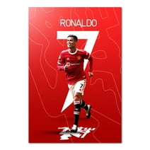 CR7 Cristiano Ronaldo Poster | Soccer Sport Wall Art | Motivational Print 11x17