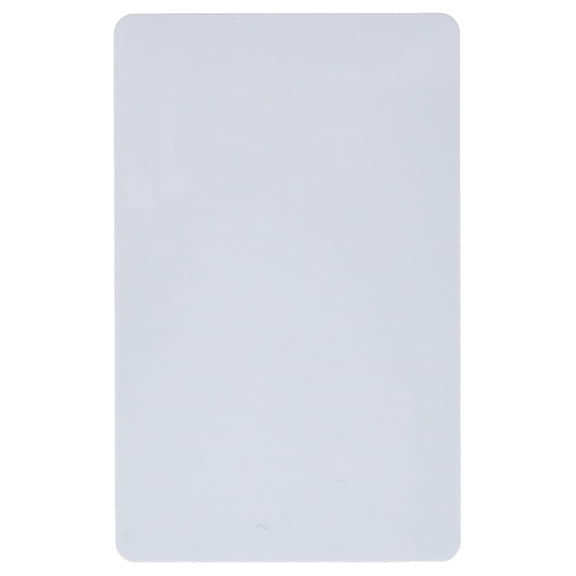 CR80 30 Mil Blank White PVC Cards, 16-Inch x 2-Inch, 500 Pack