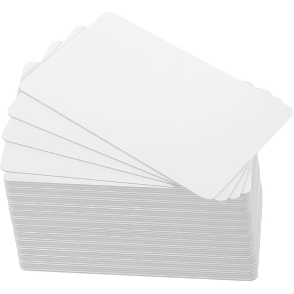 CR80 30 Mil Graphic Quality 500 Pack PVC Cards Premium Blank PVC Cards for Photo ID Badge Printers