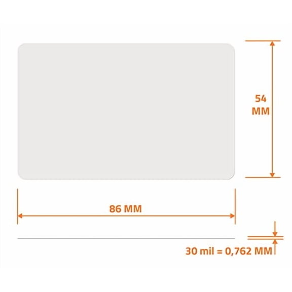 CR80 30 Mil Graphic Quality PVC Cards - Qty. 500 (CR8030)