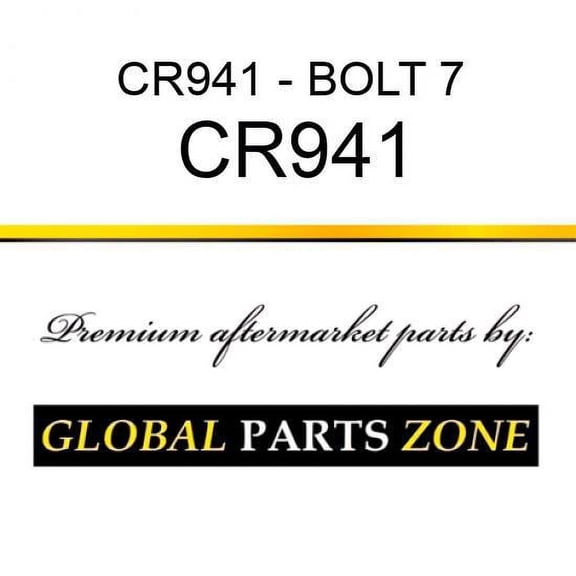 CR941 - BOLT 7/8X2 3/4NC fits Caterpillar (CAT)