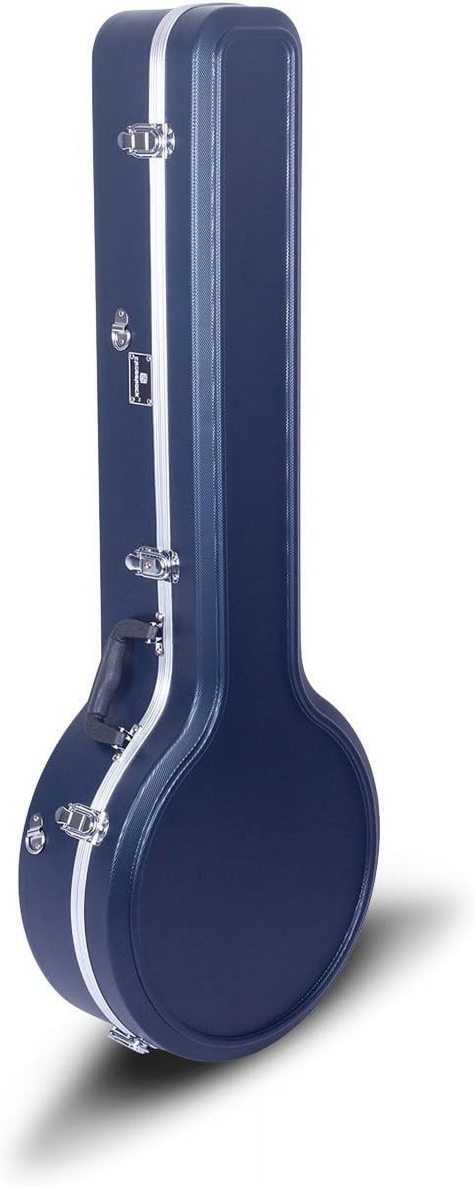 CRA860BJBL Molded Hardshell Banjo Case,Backpack Style,For 5string