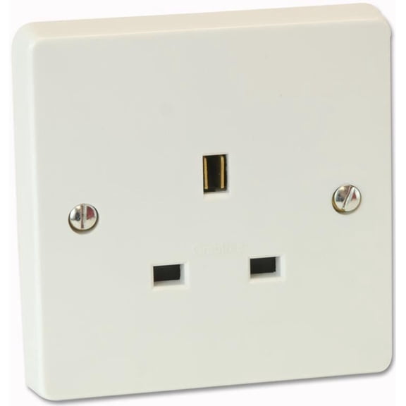 CRABTREE - 13A 1 Gang Unswitched Socket