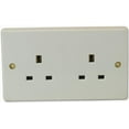 thumbnail image 1 of CRABTREE - 13A 2 Gang Unswitched Socket, 1 of 1