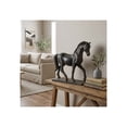 thumbnail image 1 of Artistic Cracked Horse Sculpture for Living Room Decor - Modern Elegant Bathroom and Entryway Accent for Home Styling - Decorative Office Item for Shelf, or Coffee Table Display - 17", Brown, 1 of 5