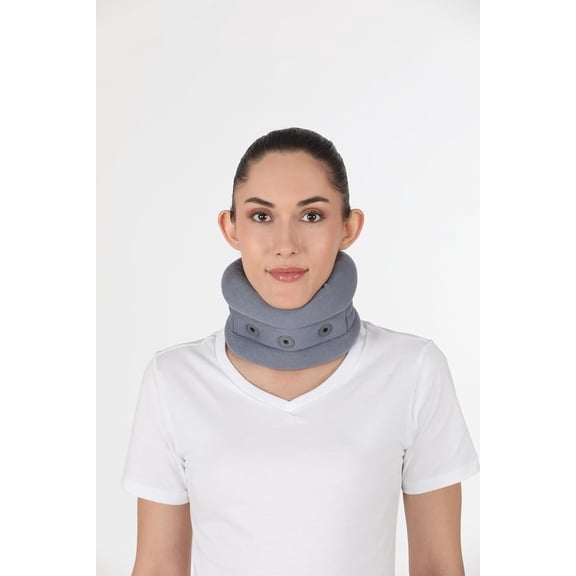 Craft's Care Cervical Collar Soft - Adjustable Neck Brace, Pain Relief, Neck Injury, Large 21 inch