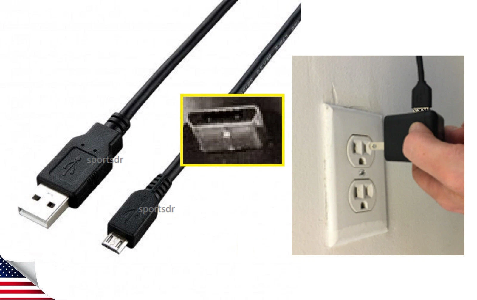 CRAFT- Usb Charger Cable Power Cord Plug For Amazon Kindle Fire Kids Tablet Hd 7 8 9