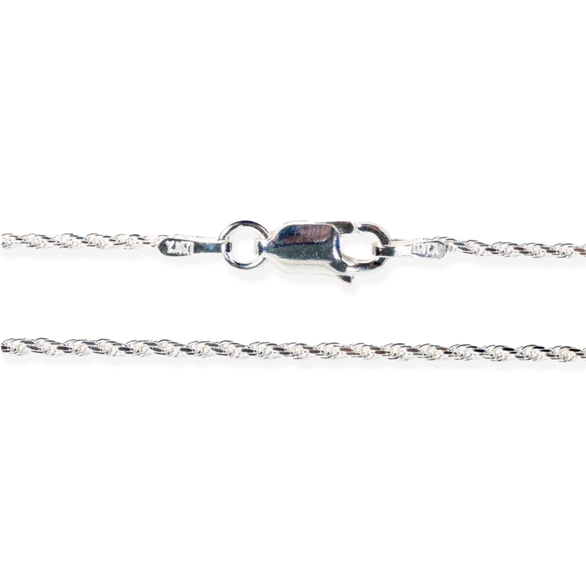 Sterling Silver Flat Curb Chain 24 Inch