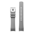thumbnail image 1 of CRAFTER BLUE RX01 Curved End Watch Band Rubber Strap Replacement for ROLEX EXPLORER II REF. 16550 & 16570, Grey, 1 of 1