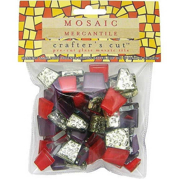 Crafter's Cut Pre-Cut Mosaic Assortment - Solstice Color Family, 8 oz
