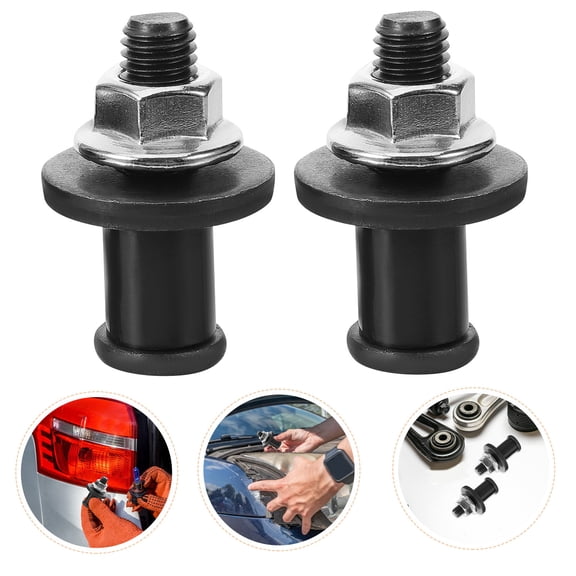 CRAFTHROU 1 Pair Iron Tailgate Striker Bolt for Door Latch and Security in Vehicles