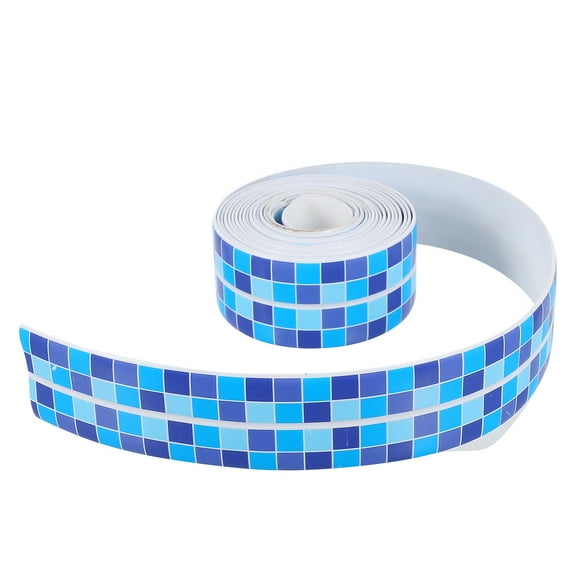 CRAFTHROU 1 Roll Assorted Color Adhesive Tape for Kitchen Sink Sealing 90 Degree Bending Design 12.6x1.5in