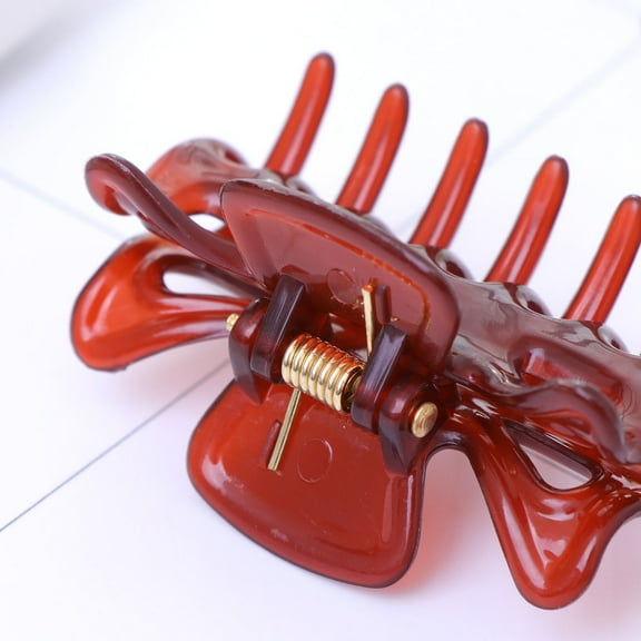 CRAFTHROU 10Pcs Ponytail Clips for Thin Hair Alligator Hair Clips Plastic Simple Design for Christmas New Year