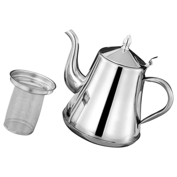 CRAFTHROU 1Pack Modern Tea Kettle with Long Spout for Outdoor Camping and Housewarming