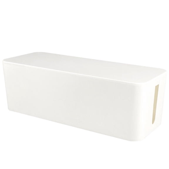 CRAFTHROU 1Pack White Cable Case for Cable Management and Organization in Home Office