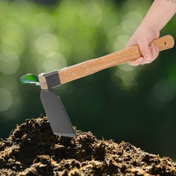 CRAFTHROU Flower Planting Hoe Khaki For Gardeners 1Pcs 15.7x5.9x2.9in