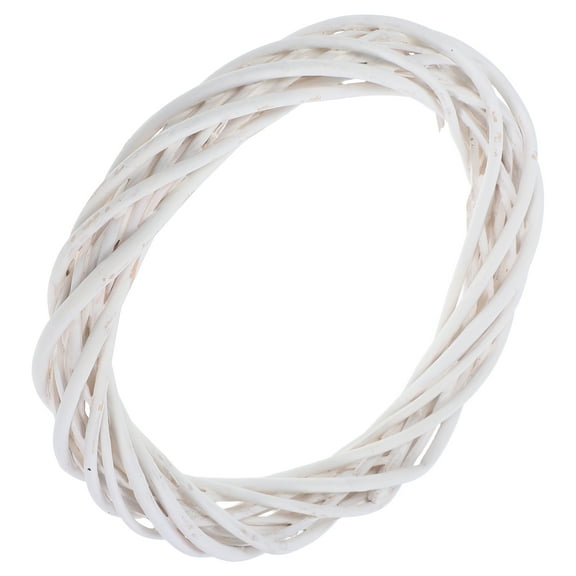 CRAFTHROU 1Pack Wreath Willow Circular Rustic For Craft Enthusiasts 21.8in
