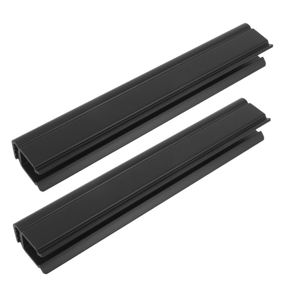 CRAFTHROU 1Pair Black Golf Cart Windshield Frame Retaining Clips with Corrosion Resistant Coating