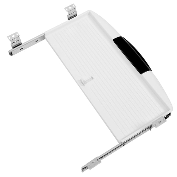 CRAFTHROU 1Pcs Abs Iron Keyboard Tray for Professionals with Adjustable Height and