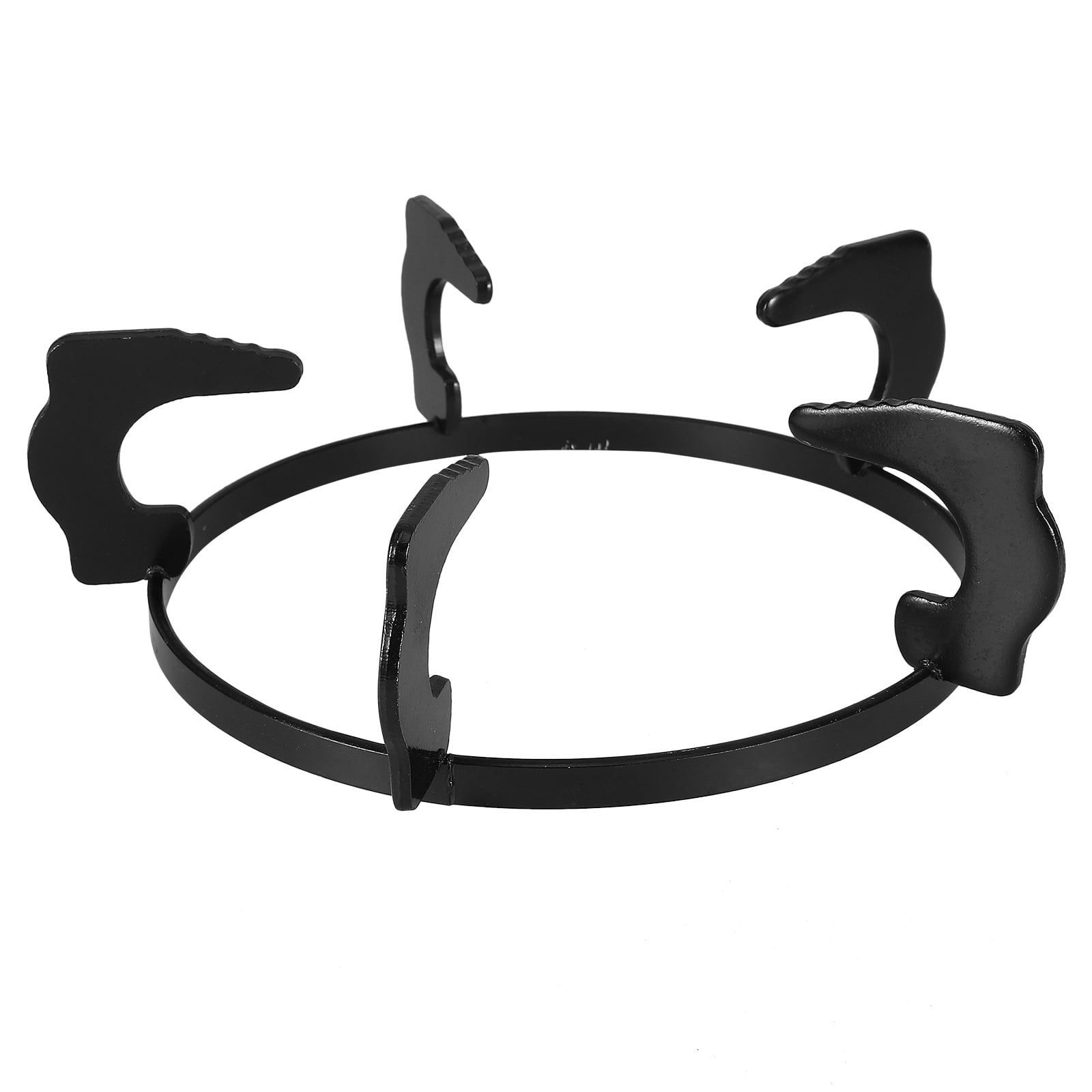 CRAFTHROU Black Cast Iron Gas Stove Riser 8.6x8.6x2.5in Heating Rack ...
