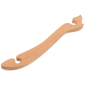 CRAFTHROU Khaki Wood Oven Rack Puller - Kitchen Tool for Left & Right Hand Use, and Easy to Handle