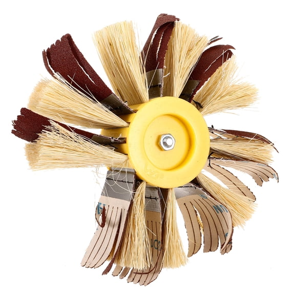 CRAFTHROU 1Pcs Sanding Attachment for Drill with Sandpaper and Sisal