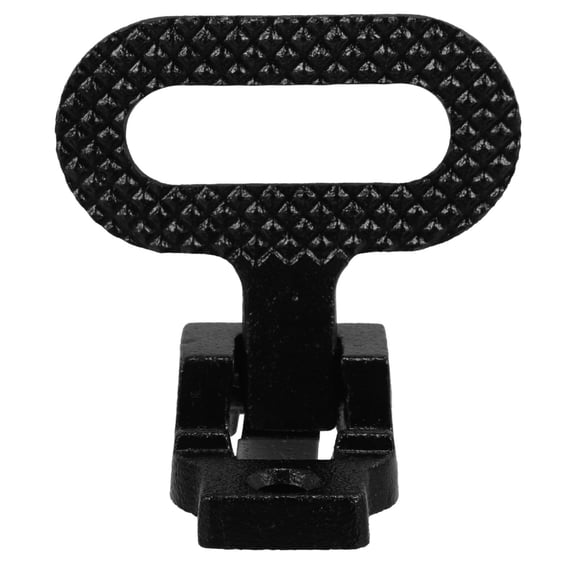 CRAFTHROU 1Pcs Utility Trailer Accessories Black Steel Foldable and Durable