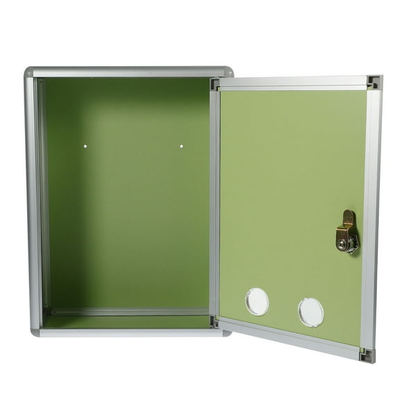 CRAFTHROU 1Set Classic Wall Mailbox for Household and Apartment Use 12.8X9.6X4.3in