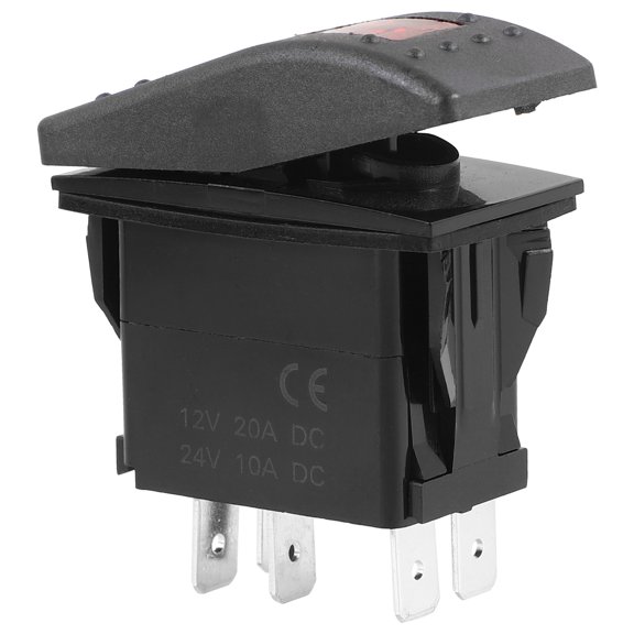 CRAFTHROU 1Set Rocker Switch for Car Modification and Vehicle Use with LED Technology