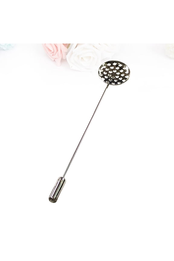 20Pcs Lapel Pin Stick Silver Alloy For Jewelry Craft Making Diy Projects