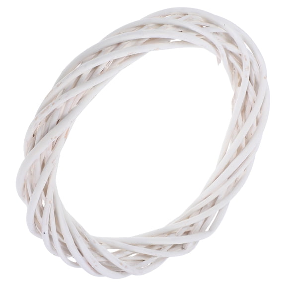 CRAFTHROU 21.8in Rustic Willow Wreath Circle for Crafting and Projects, Perfect for Home Decor and Seasonal Decorations