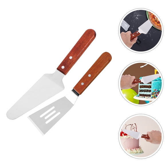 CRAFTHROU Baking Tool Assorted Color Metal 2Pcs 10.2x2.4x0.6in