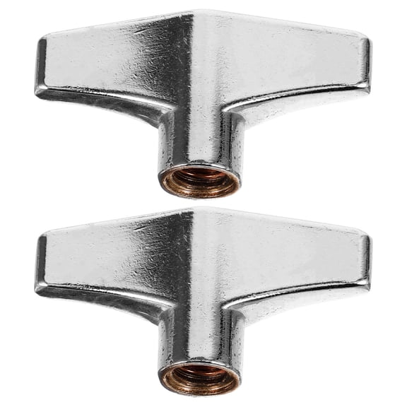 CRAFTHROU 2Pcs Silver Plated Iron Useful Drum Keys for Drums and Percussionists Performance