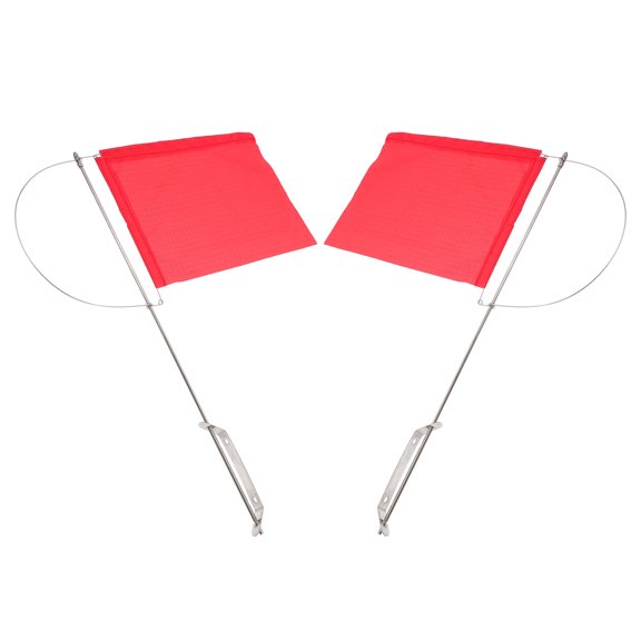 CRAFTHROU 2pcs Small Wind Direction Flag with Stainless Steel Mast for Sailboats
