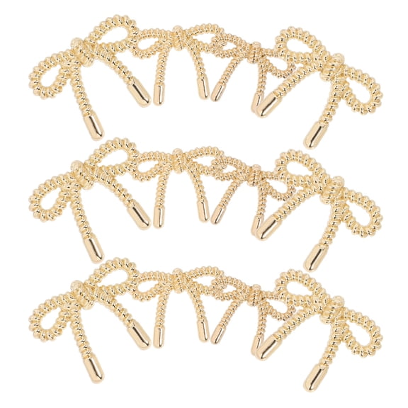 CRAFTHROU 30pcs Eye Gold-Toned Metal Buttons for Sewers Elegant Golden Decorative Fasteners