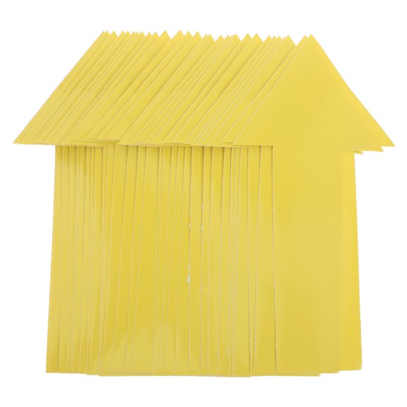 CRAFTHROU Crafthrou Yellow PVC Floor Arrow Stickers, Waterproof, Anti-Slip, Self-Adhesive for Traffic Flow