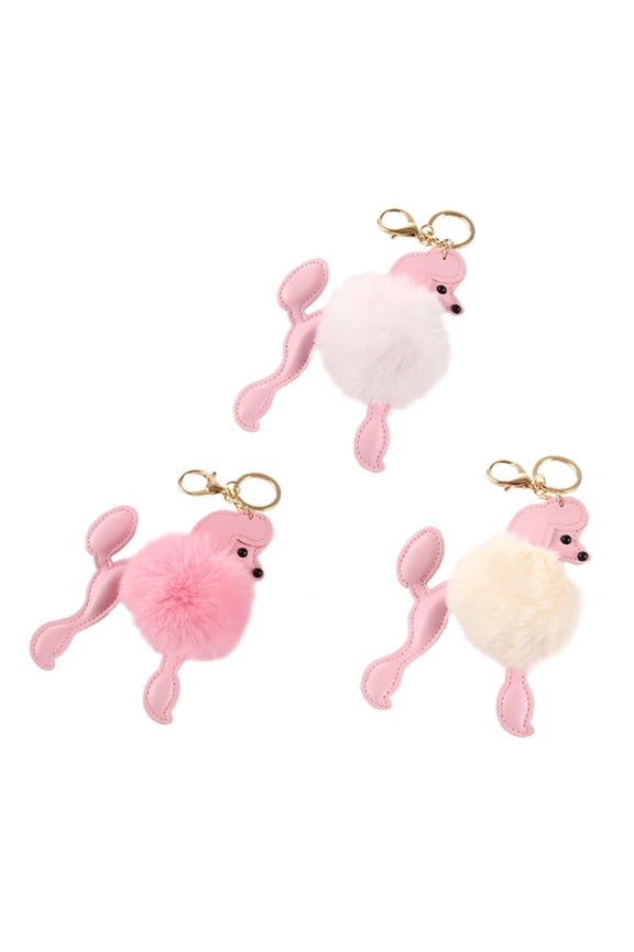 3Pcs Fluffy Accessory in Pink for Women and Children