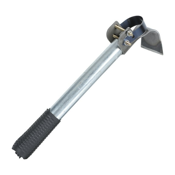 CRAFTHROU Steel Bark Scraper Silver 1Pack 9.8x2.8x2.0in