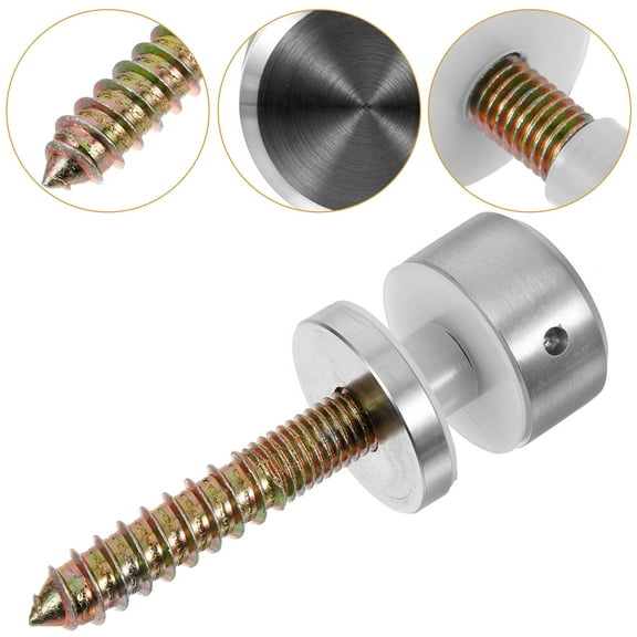 CRAFTHROU 4Pcs Glass Railing for Balcony and Stairway with Gap Between Glass and Stairs 5mm