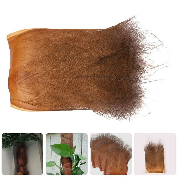 CRAFTHROU 5 Sheets Garden Decorative Palm Tree Bark Natural Palm Fiber Home and Office Decoration