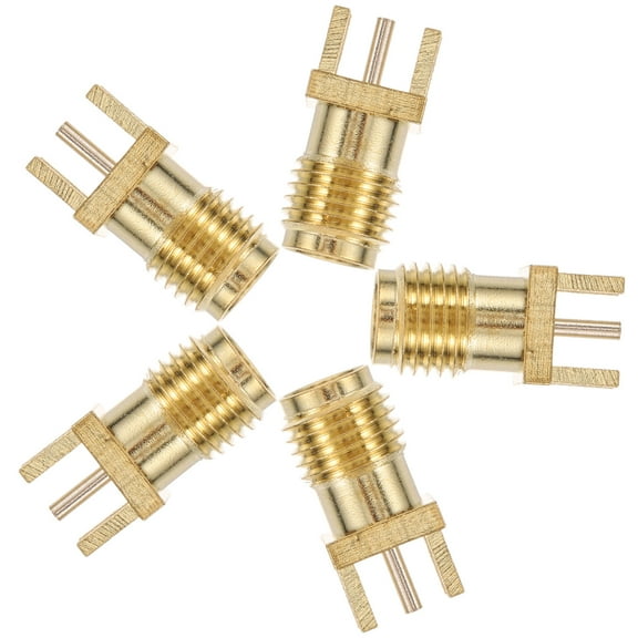CRAFTHROU 5Pcs Stable Connection Metal SMA Connectors for Use
