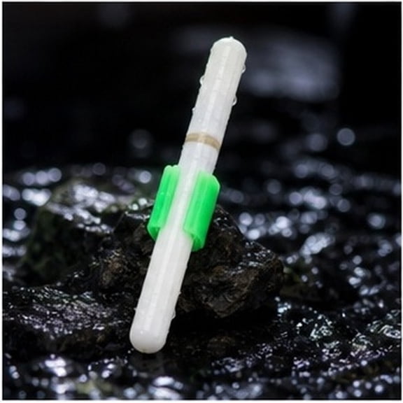 CRAFTHROU Durable Green Glowing Light Stick for Fishing Rod with Waterproof Design