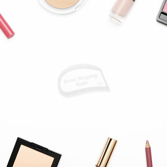 CRAFTHROU Eyebrow Measuring Tool with Clear Visibility for Precise Brow Shaping and Makeup Application