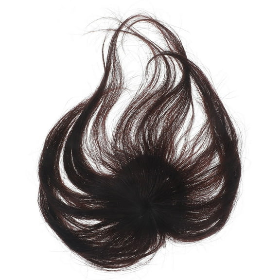CRAFTHROU Hair Volume Topper 15.0x13.0x9.0in 1Set Piece for Women Cover White Hair Real Hair Material