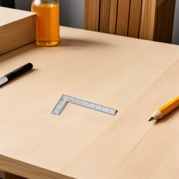 CRAFTHROU Multifunctional Metal Right Angle Ruler for Framing Carpentry Engineering Projects