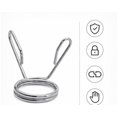 CRAFTHROU Silver Weight Clips for Barbells and Dumbbells with Slip ...
