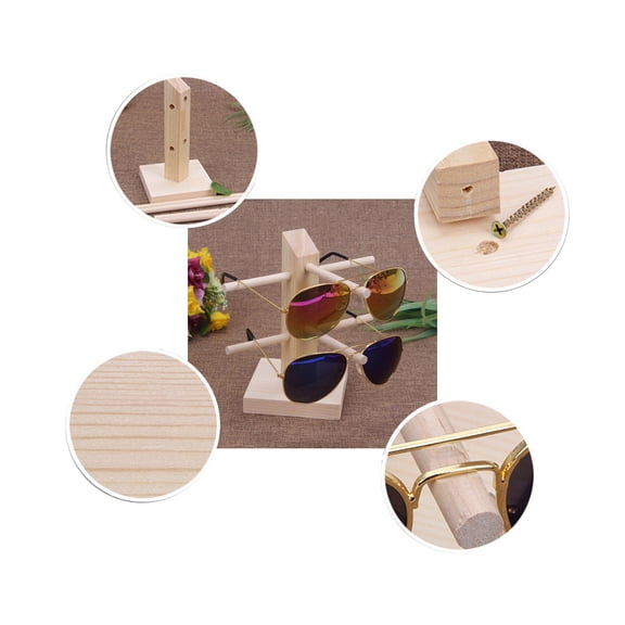 CRAFTHROU Sunglasses Holder Table 1Pack Double .89 Inch