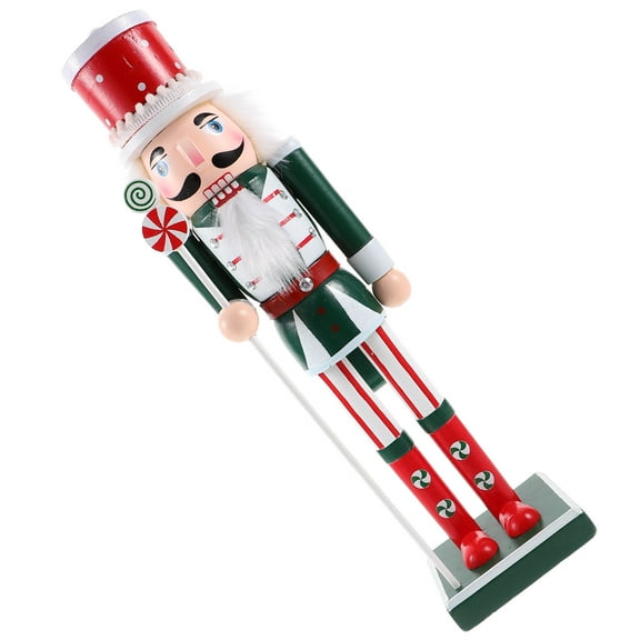 CRAFTHROU Wooden Christmas Nutcracker Decoration for Festive Party Rooms Multi Color 6.5 Inches