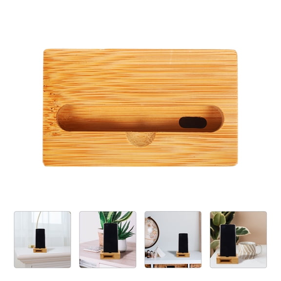 CRAFTHROU Wooden Phone Speaker Amplifier - Portable Passive Sound Booster for Smartphones and General Users